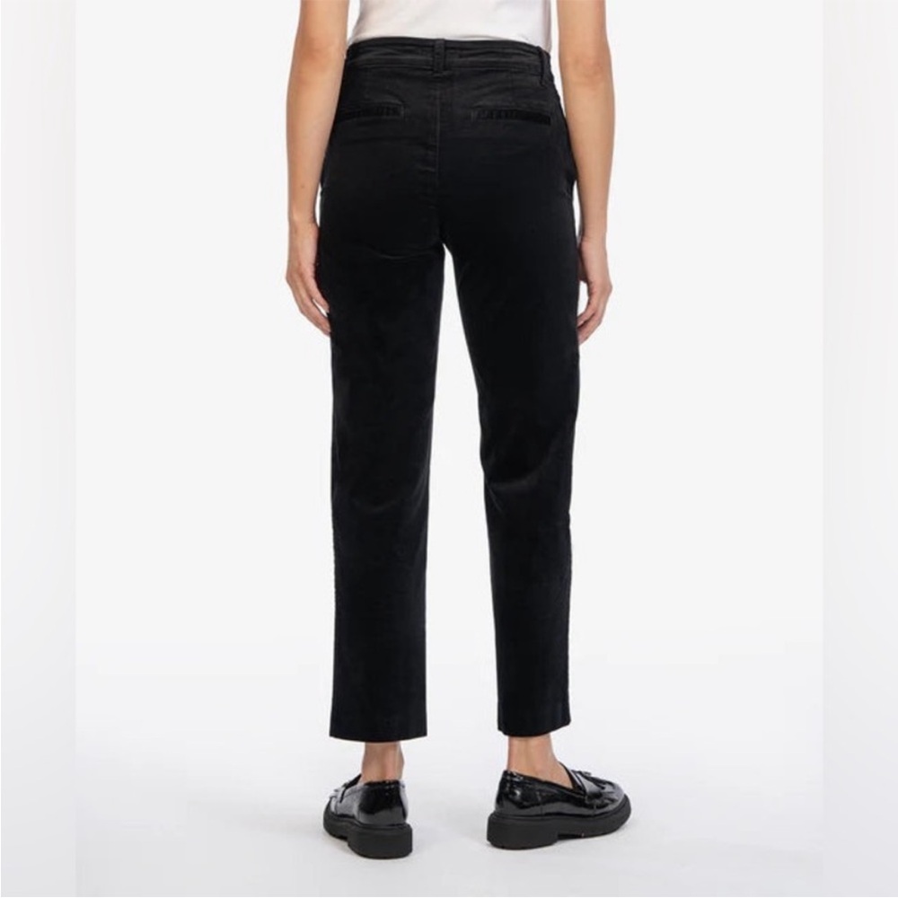 NWOT Kut from the Kloth Elizabeth High Rise Black
Velveteen Trouser - Picture 2 of 6